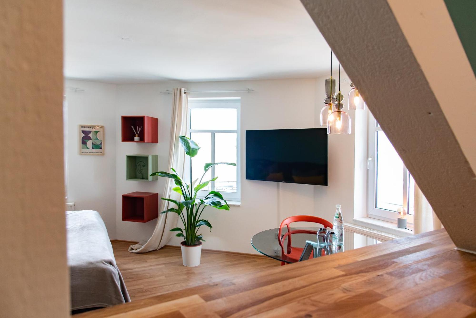 Bauhaus Apartment - Netflix, Nespresso, Zentral, Messe Chemnitz Zewnętrze zdjęcie