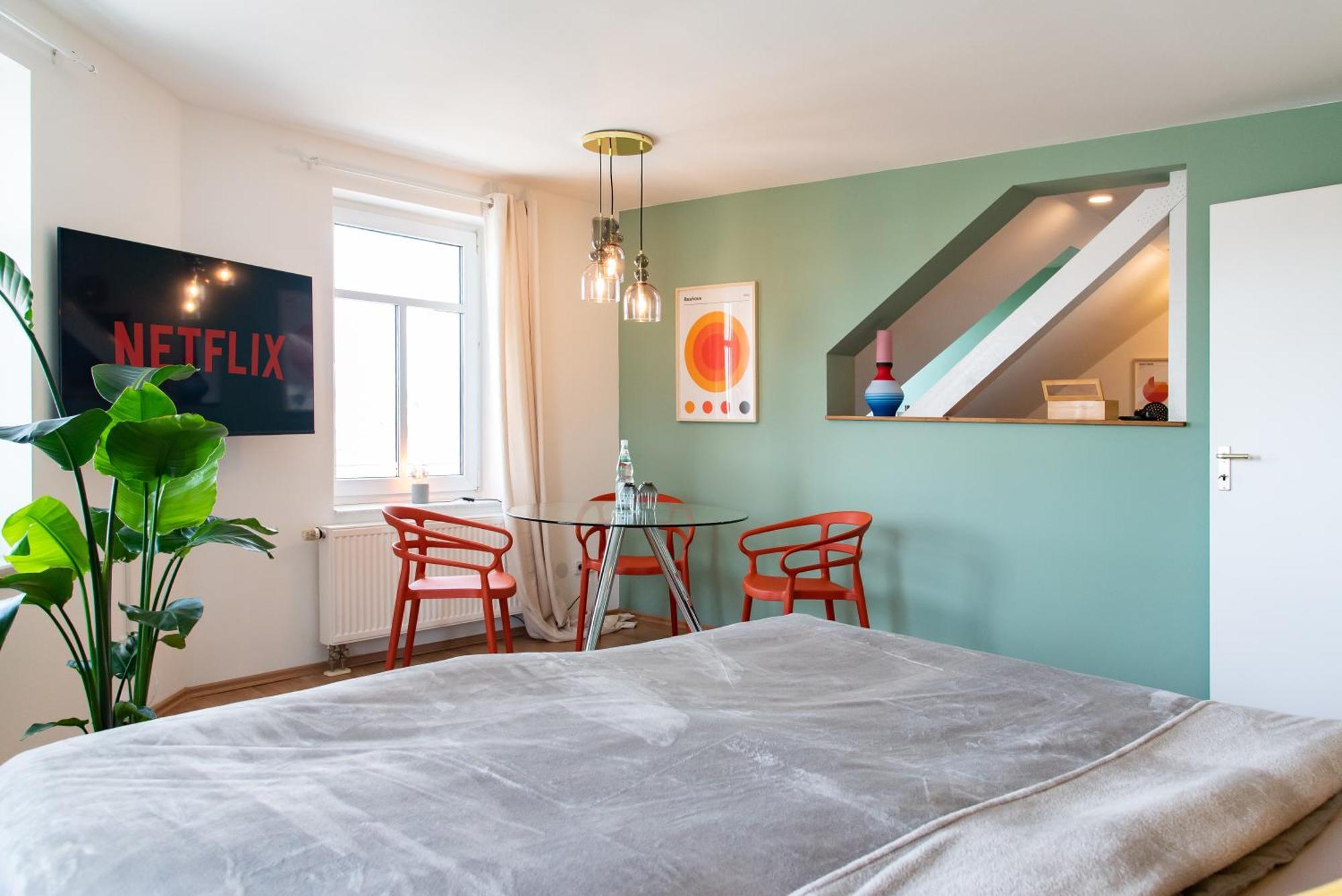 Bauhaus Apartment - Netflix, Nespresso, Zentral, Messe Chemnitz Zewnętrze zdjęcie